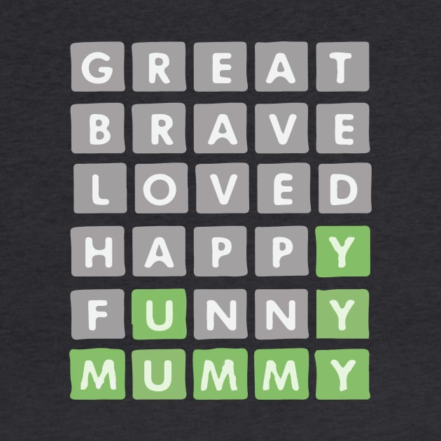 Great Brave Loved Happy Funny Mommy | Mothers Day Gift by Kibria1991